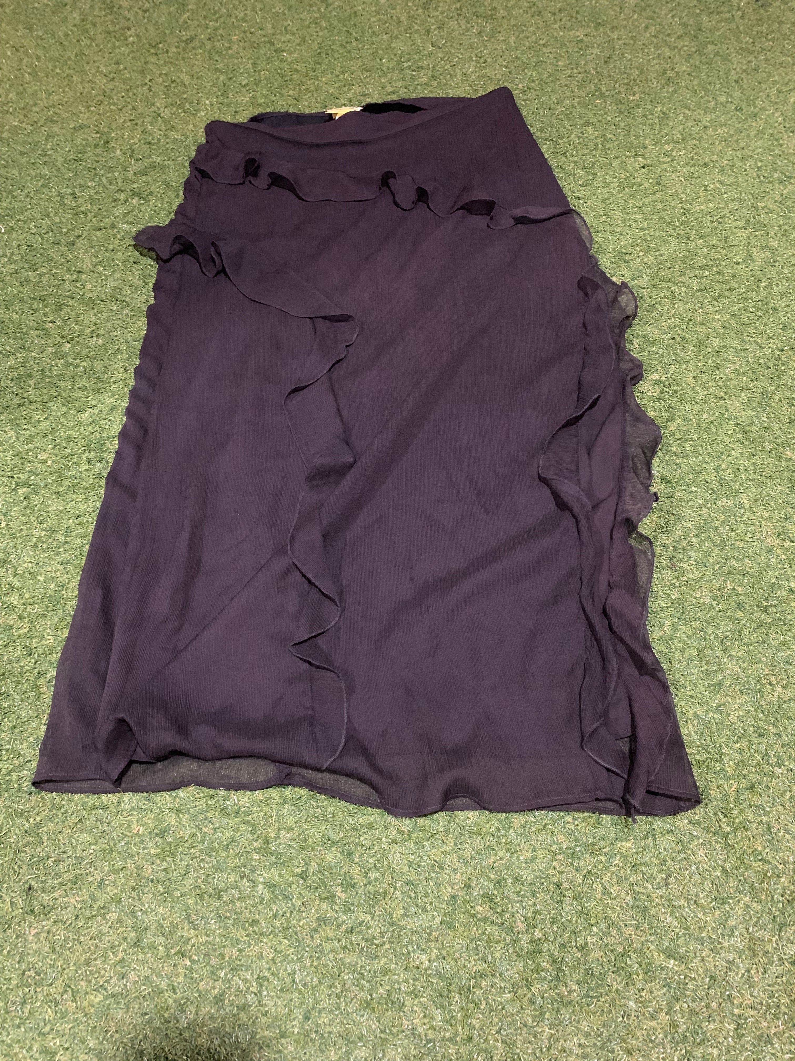 Long Brown Flowy Skirt