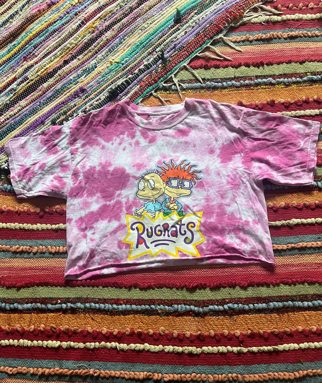 Tie-dye Rugrats crop top