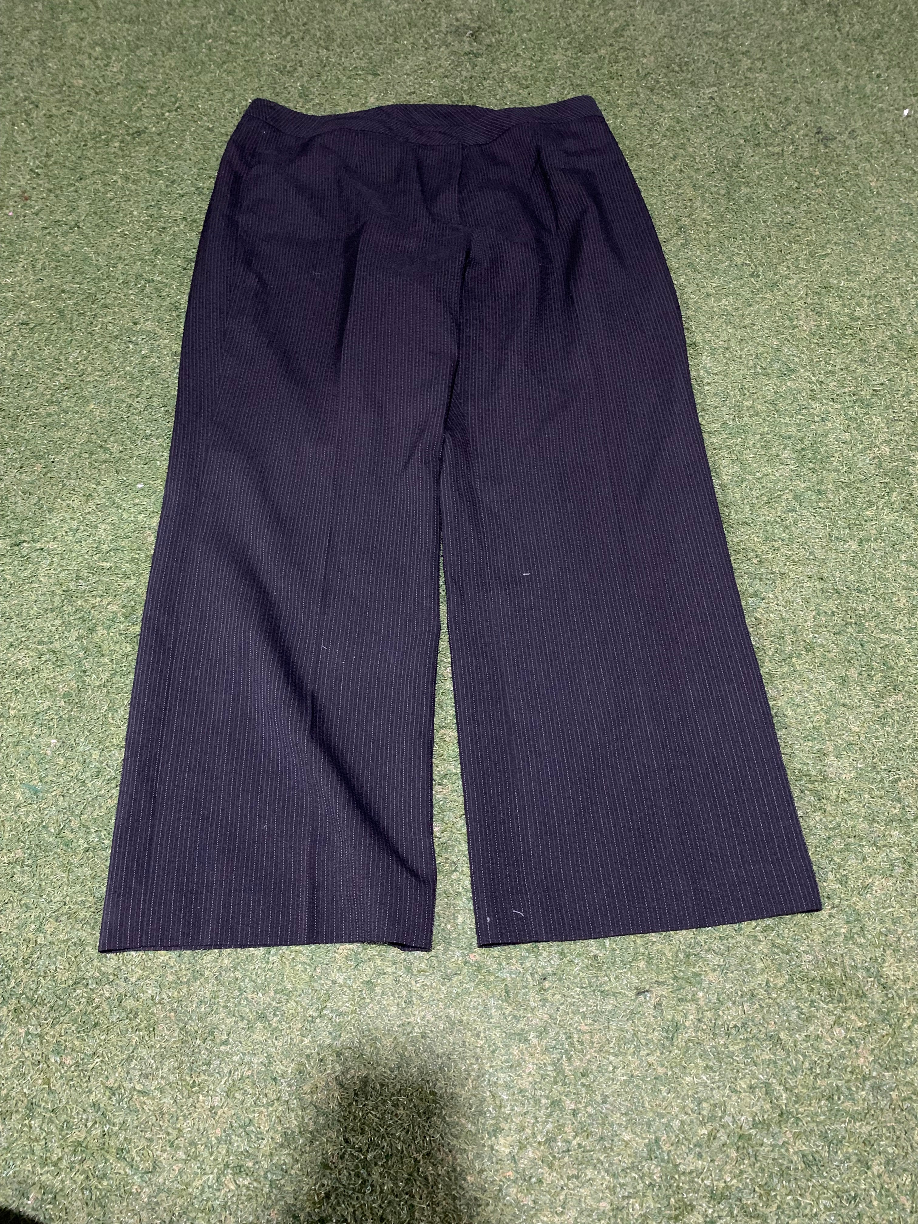 Black Stripped Sweatpants