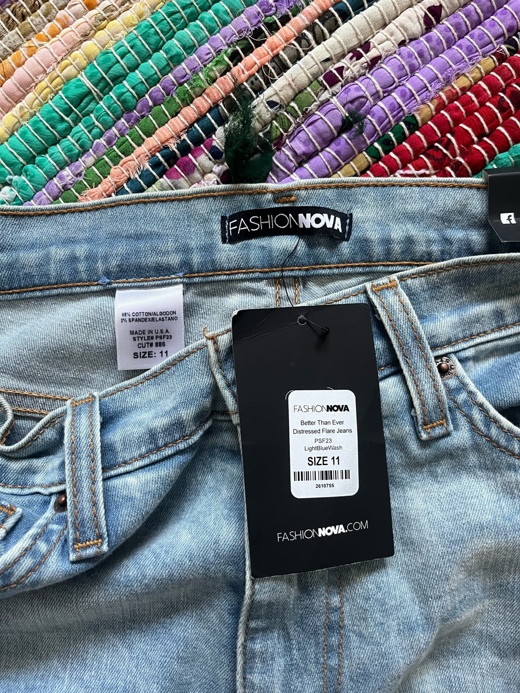 Bell bottom jeans