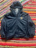 Navy windbreaker jacket