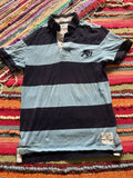 Striped collar shirt