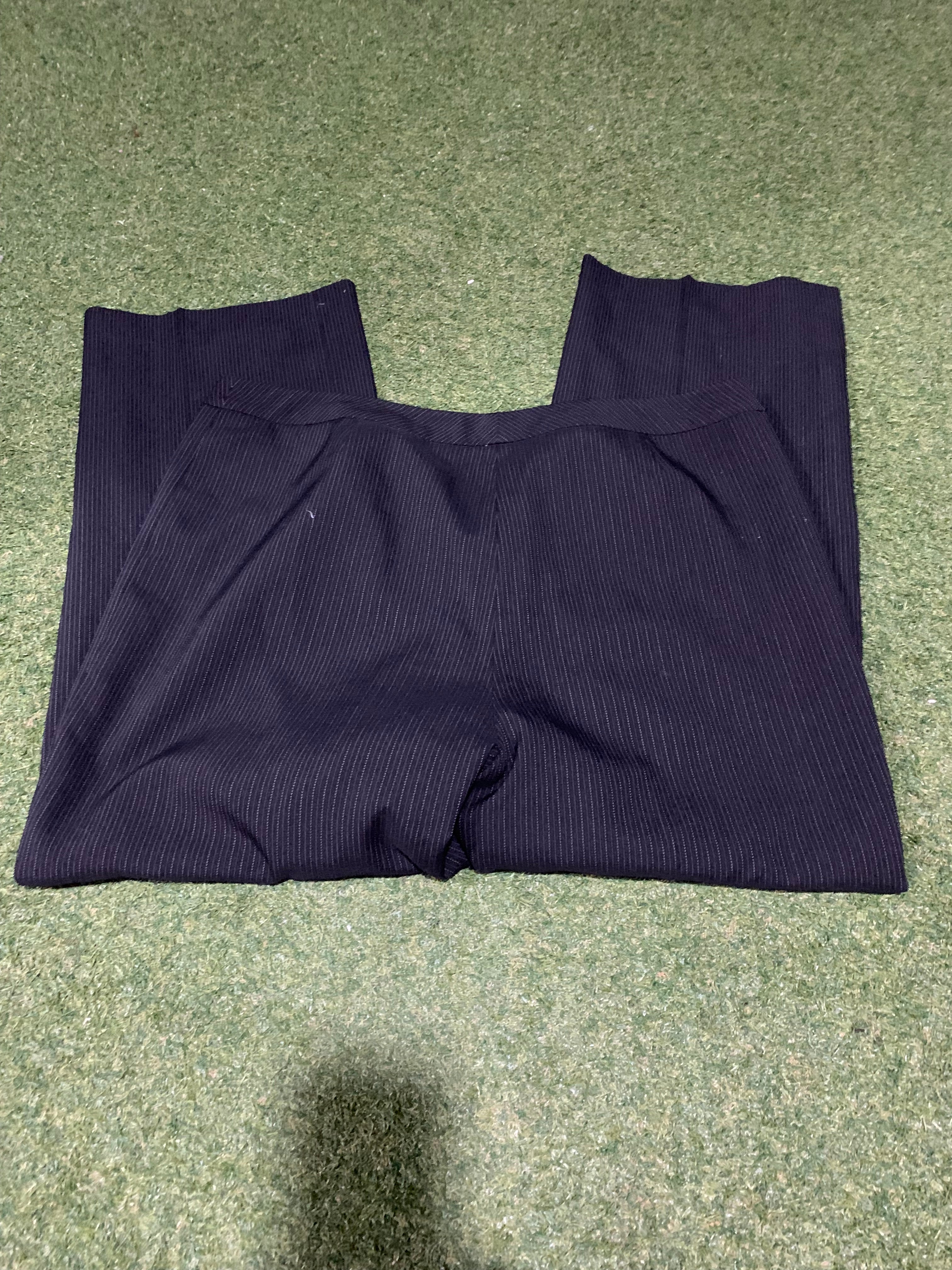 Black Stripped Sweatpants