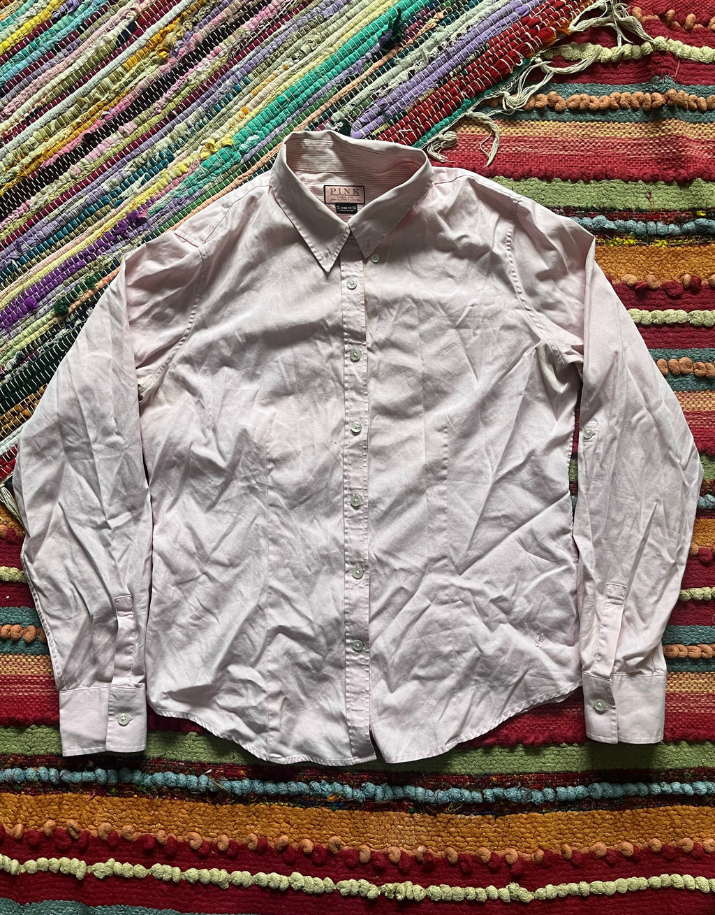 Pink button up