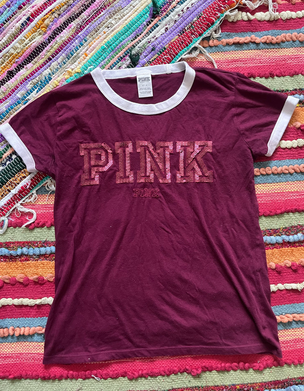 Pink maroon T-shirt