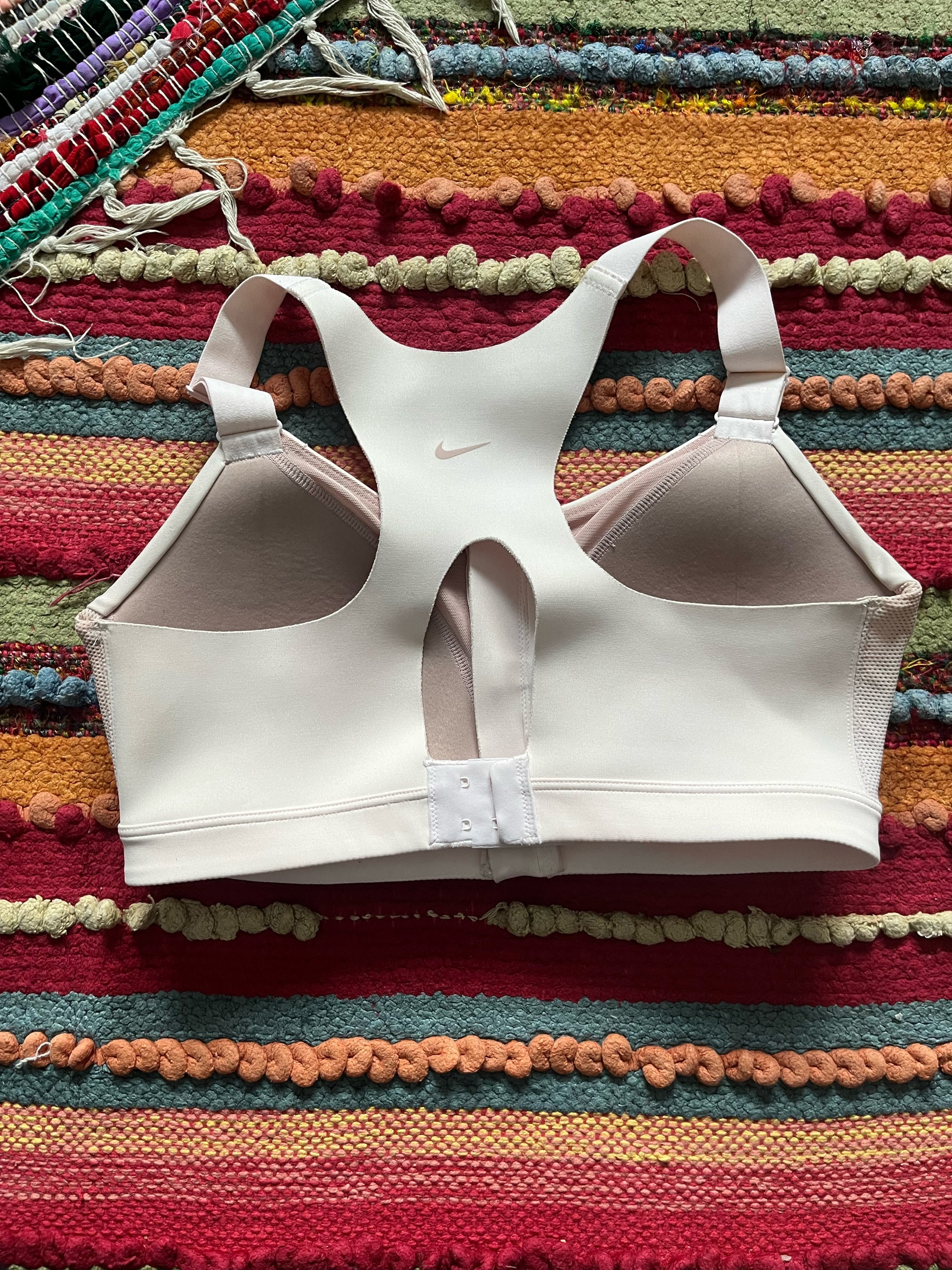 Nike zip up sports bra