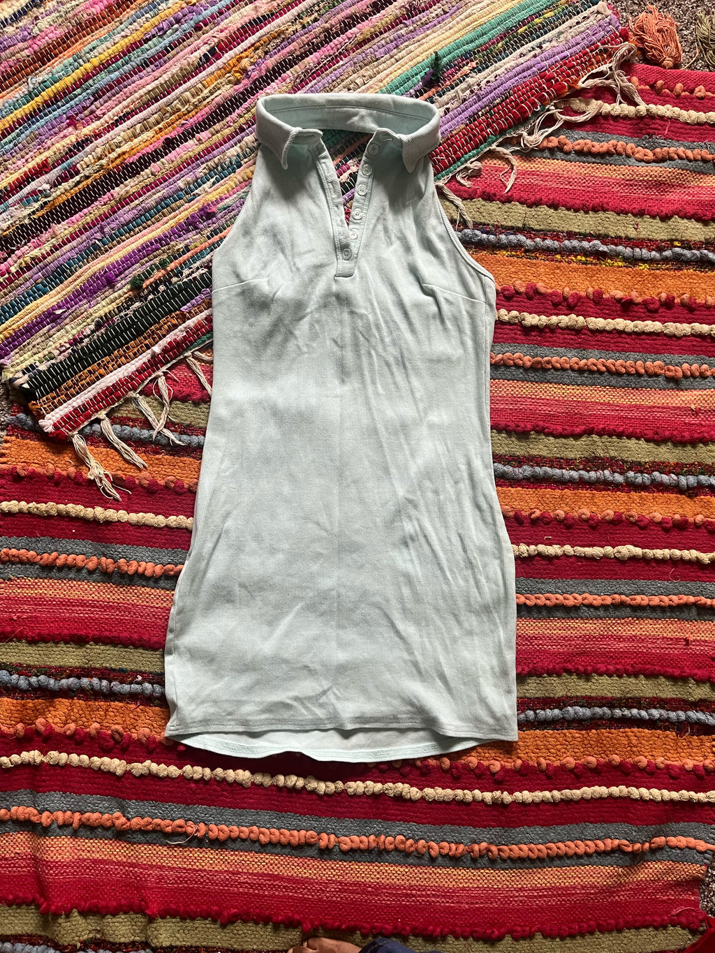 Blue collar bodycon