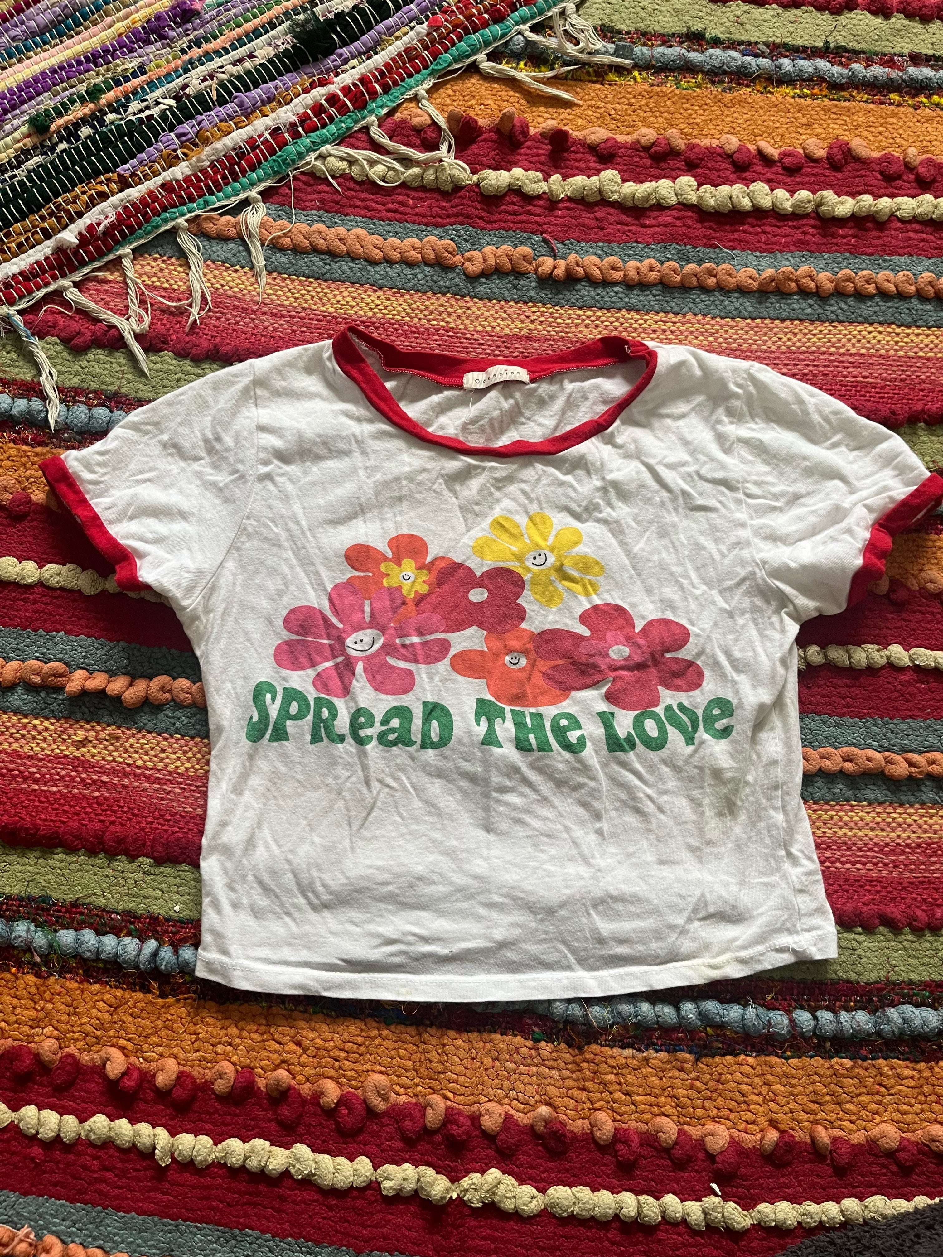 Positive crop top