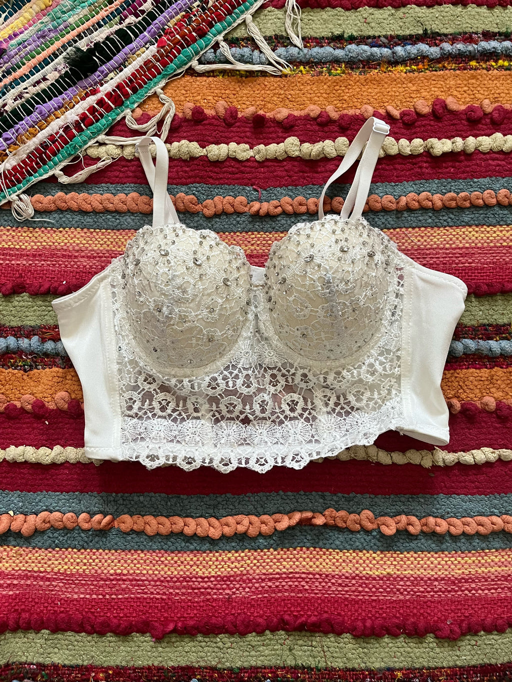 White bralette