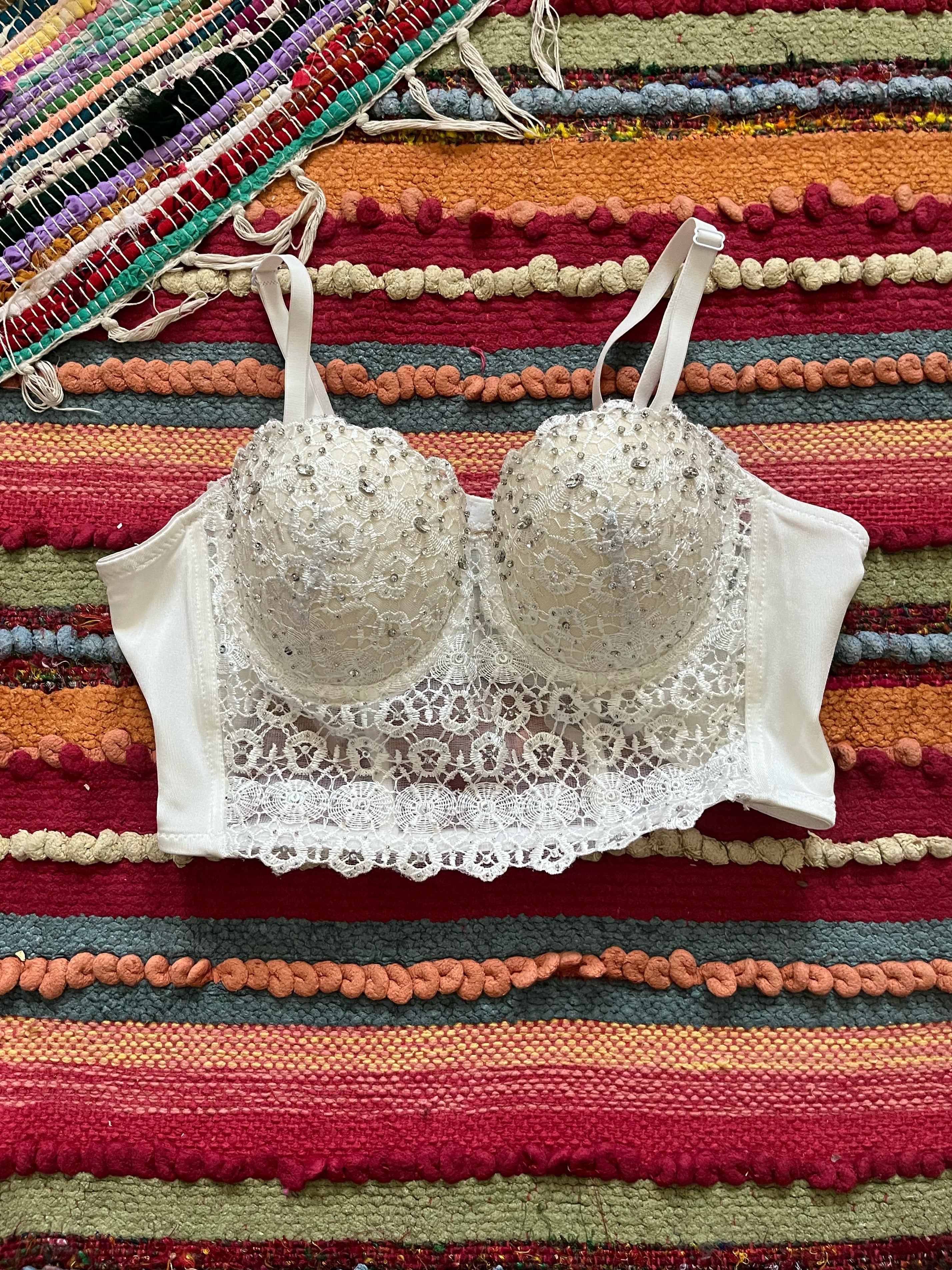White bralette