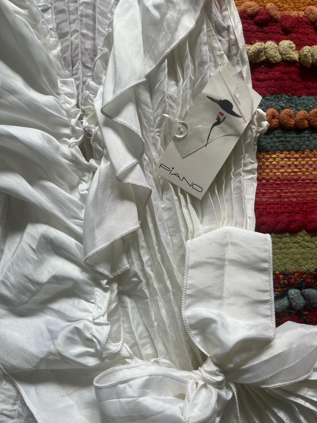 Y2K ruffled top