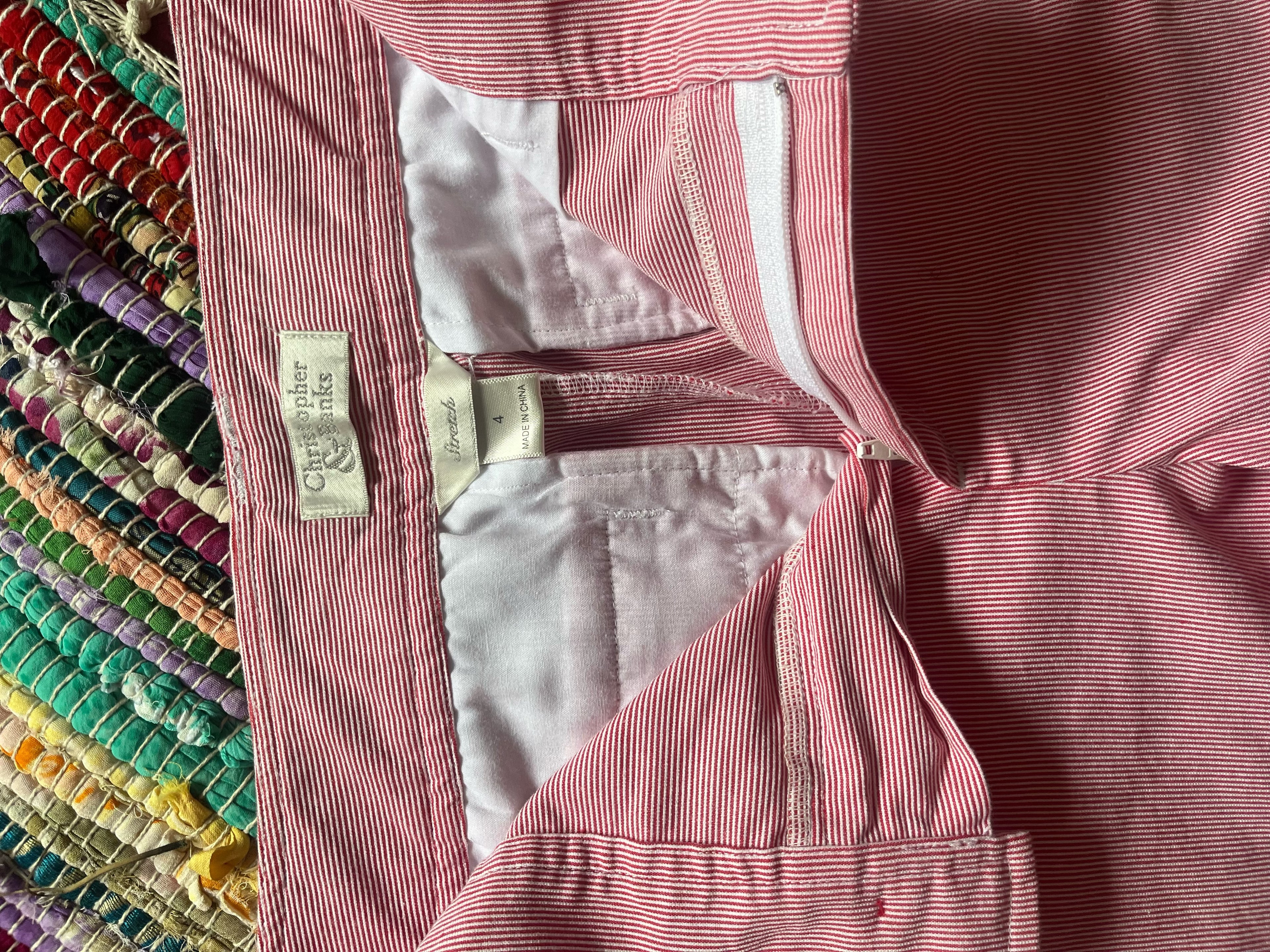 Stripped capris