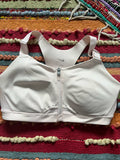 Nike zip up sports bra
