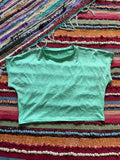 Turquoise crop top