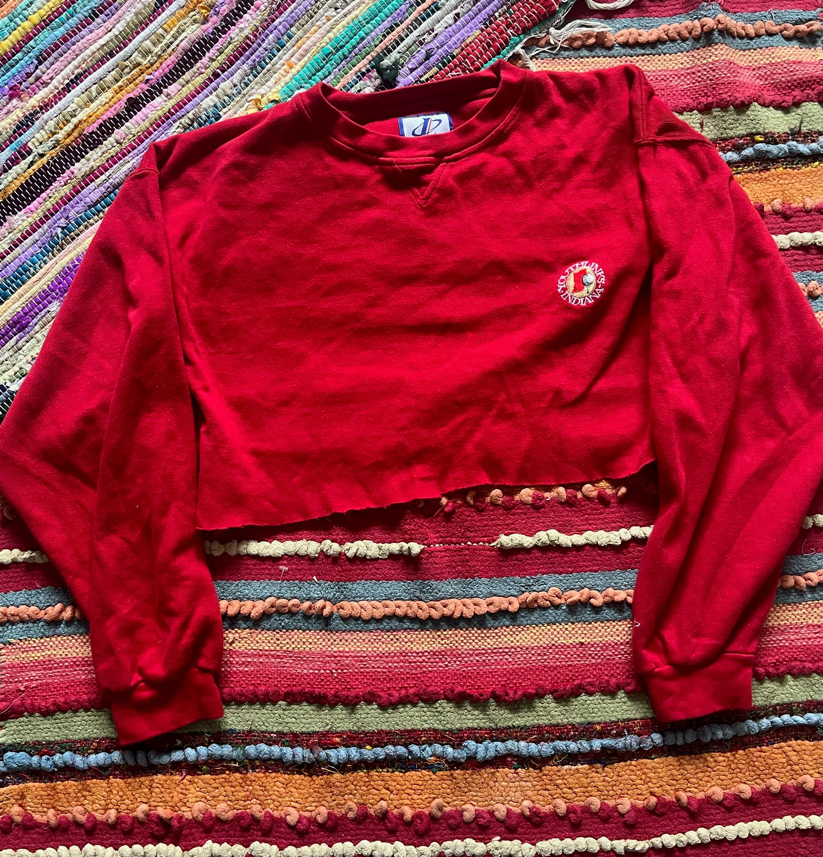 Long sleeve oversized crop