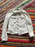 White jean jacket
