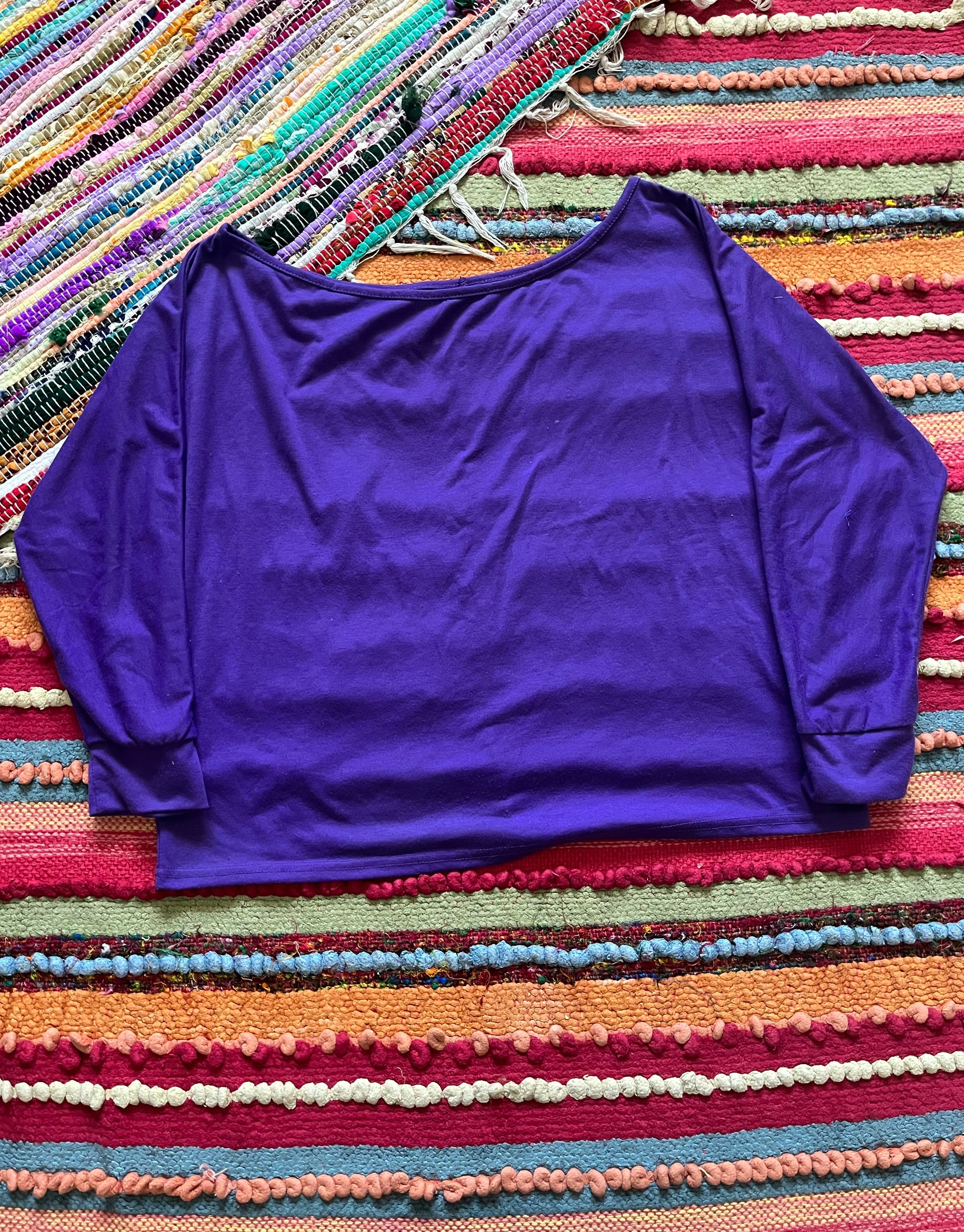 Off the shoulder loose top