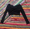 Open back crop
