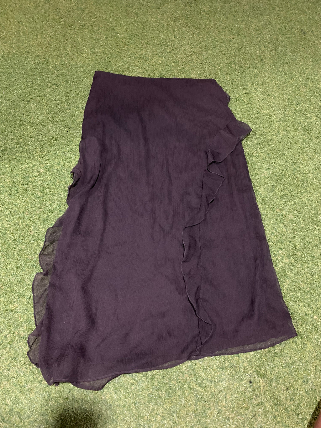 Long Brown Flowy Skirt