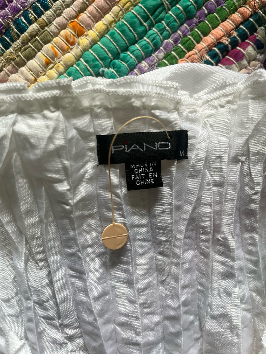 Y2K ruffled top