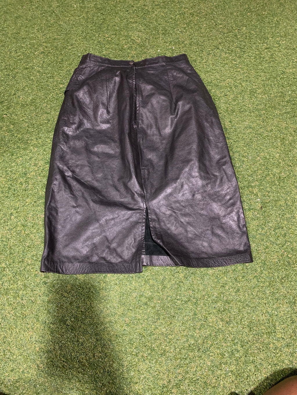 Black Leather Skirt