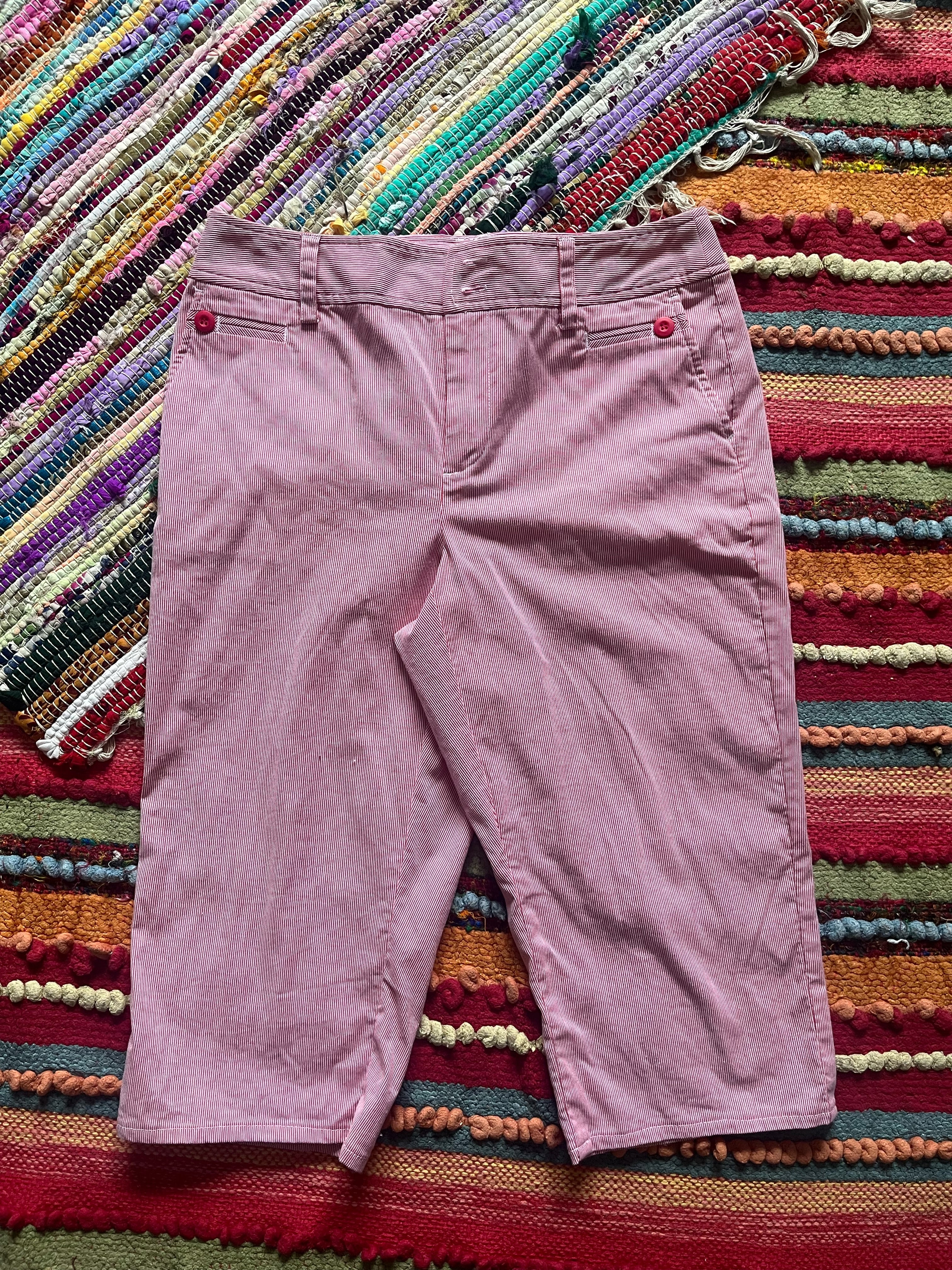 Stripped capris