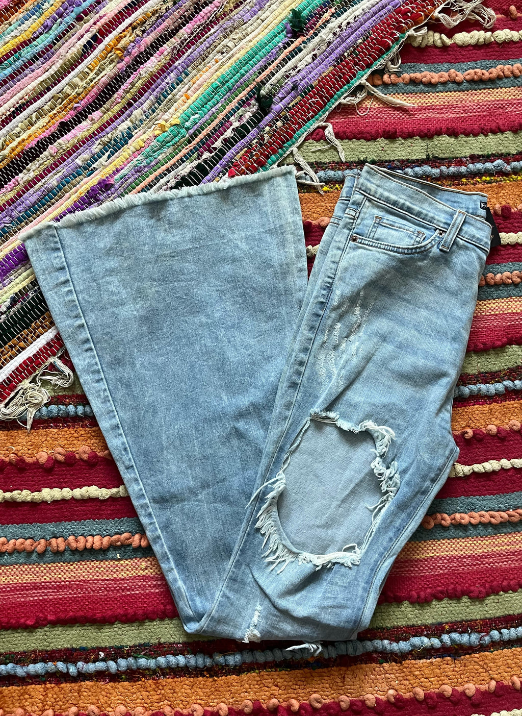 Bell bottom jeans