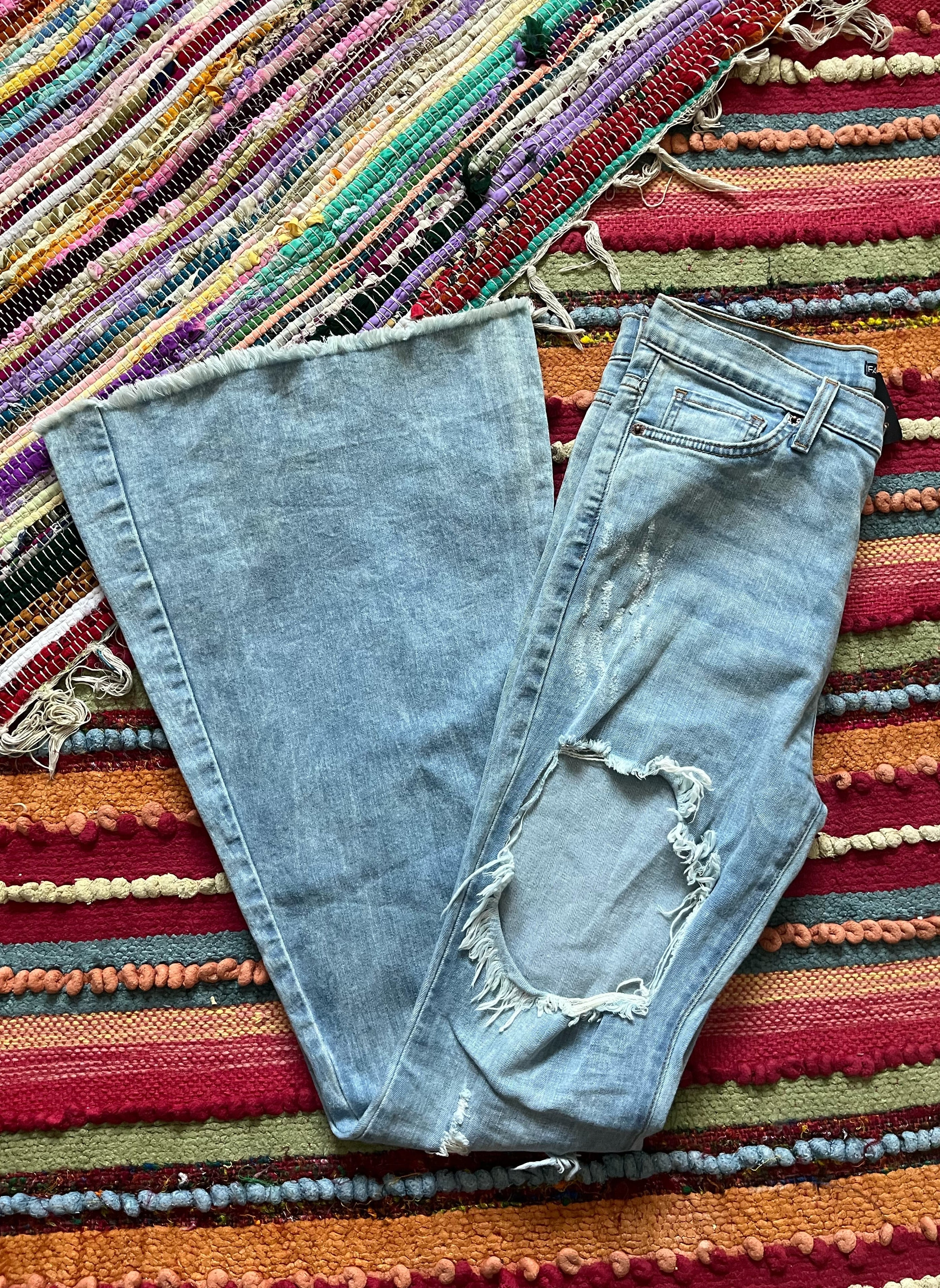 Bell bottom jeans