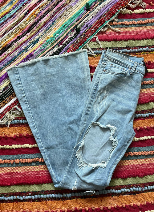 Bell bottom jeans