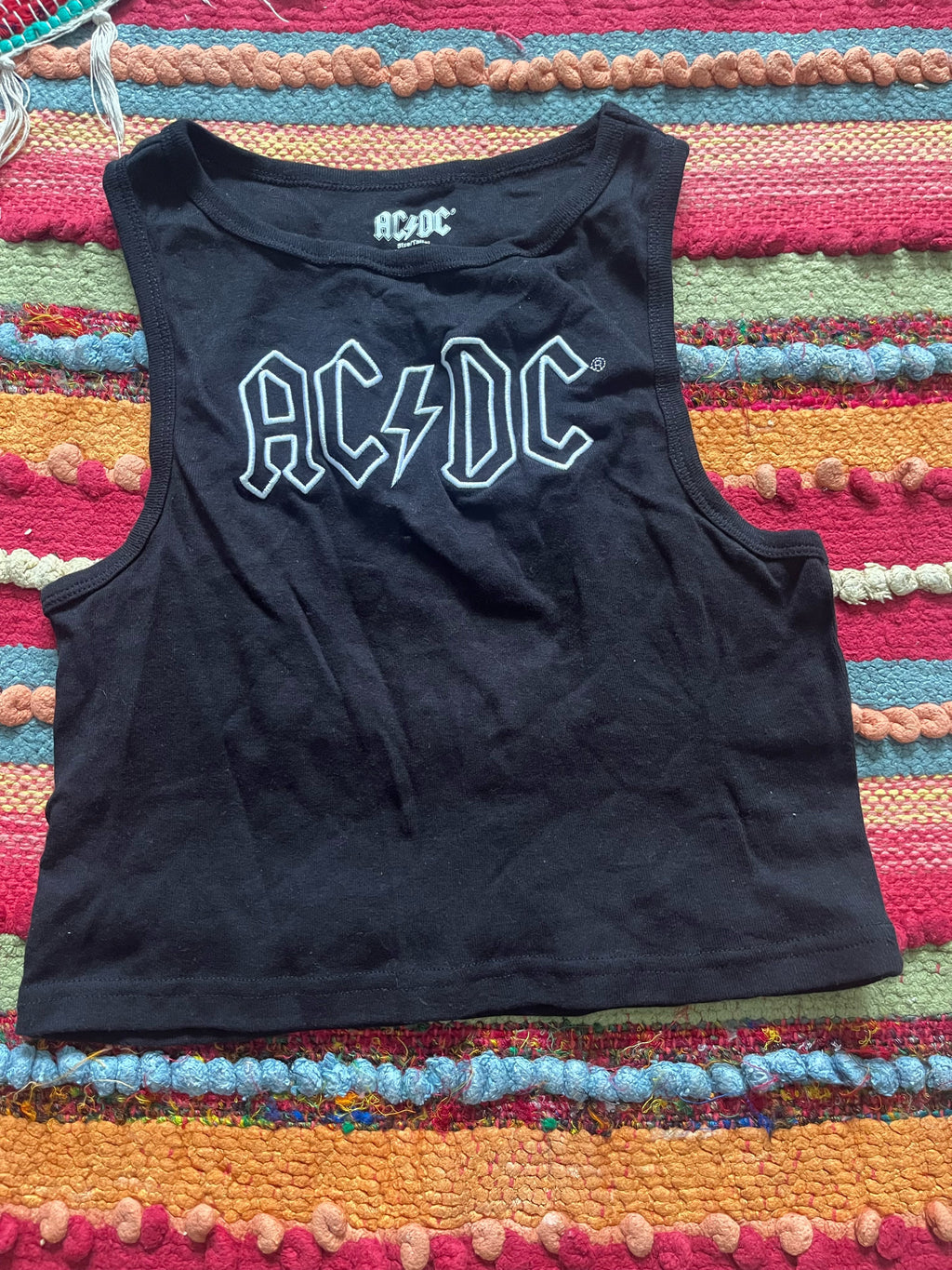 AC/DC cropped tank