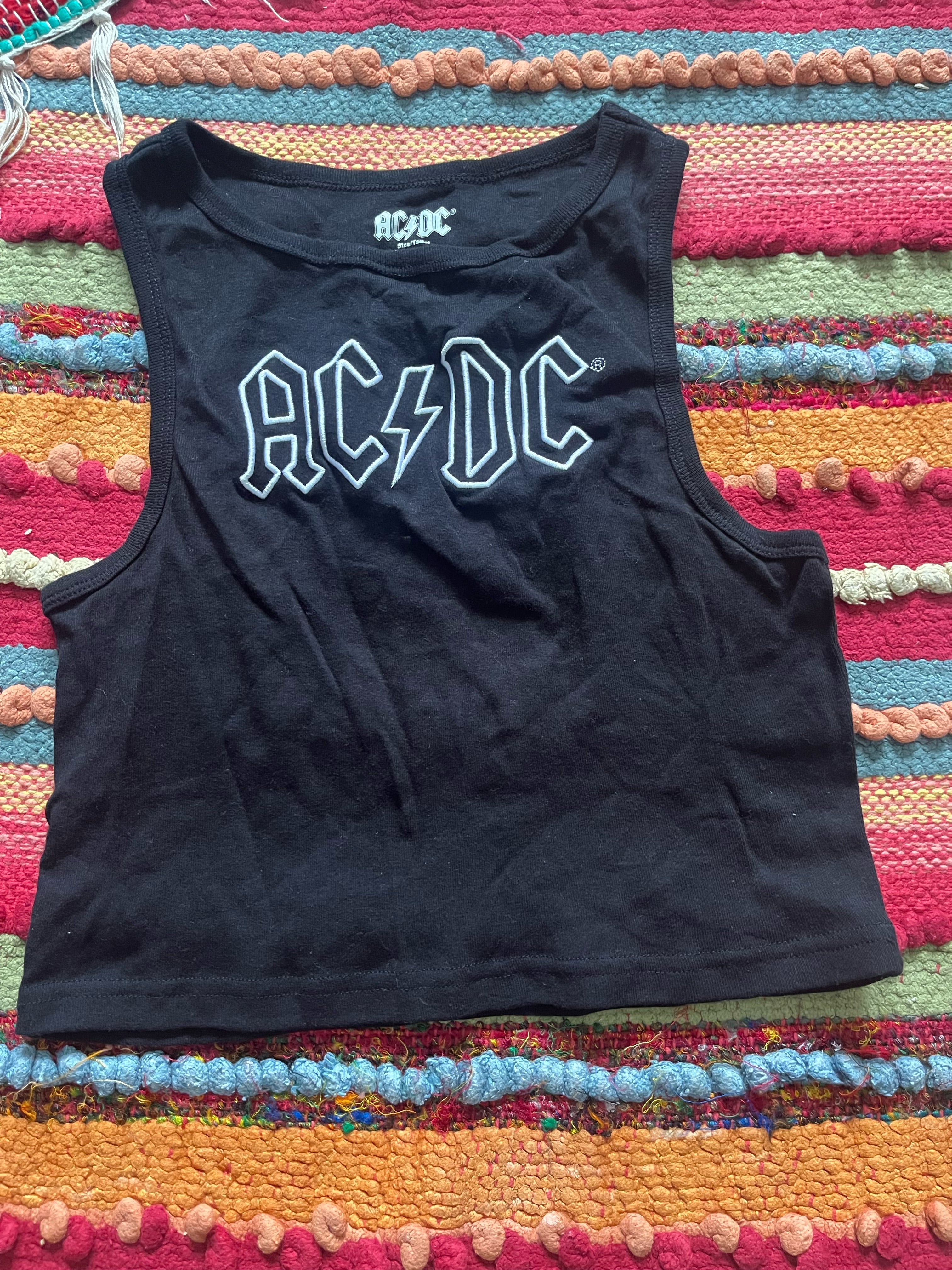 AC/DC cropped tank