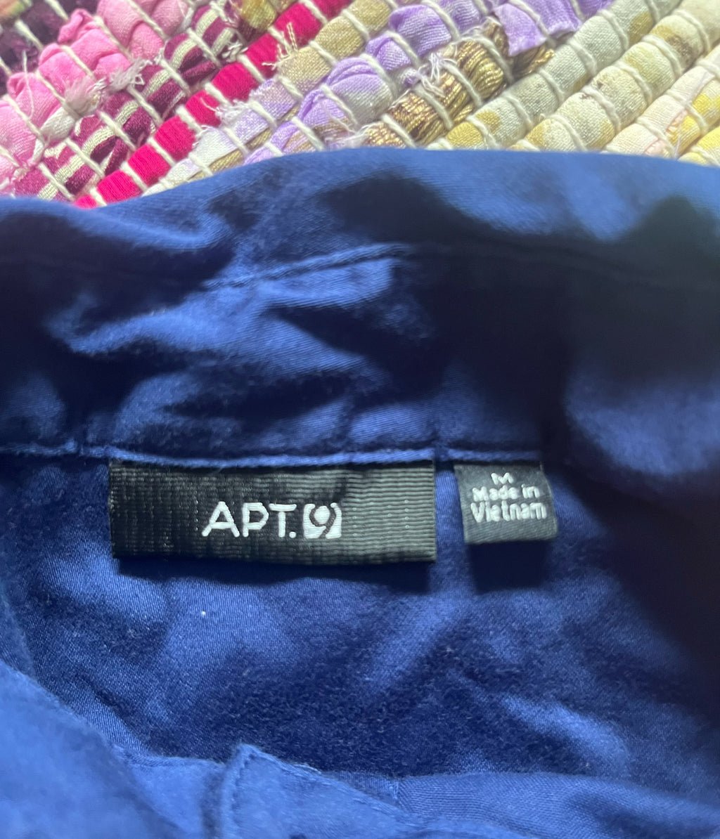 Royal blue button-up