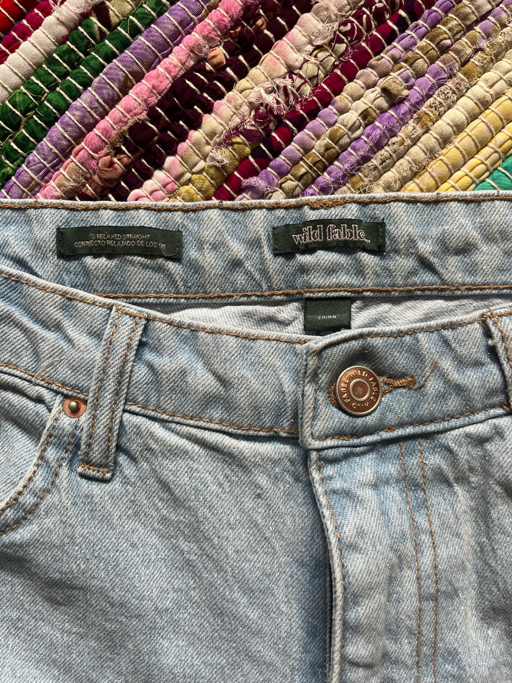 Light blue jeans
